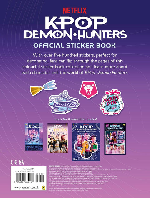 KPop Demon Hunters (Sept'26): Official Sticker Book - MPHOnline.com