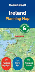 Lonely Planet Ireland Planning Map, 2nd Edition - MPHOnline.com