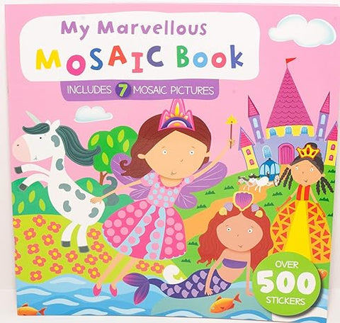 My Marvellous Mosiac Book Includes 7 mosaic pictures and over 500 stickers - MPHOnline.com