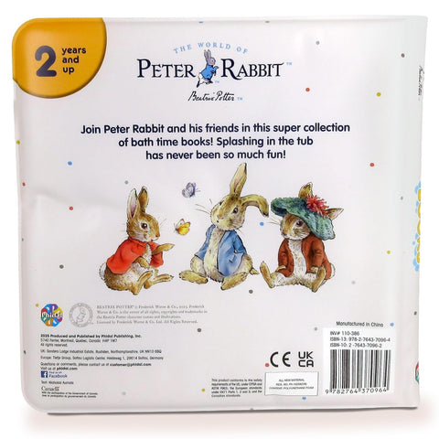 Bath Time Books: Peter Rabbit (Bath Book, 6 Padded Suction Cups, 1 Mesh Bag) - MPHOnline.com