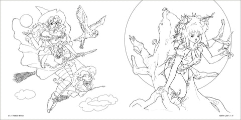 The Monster Book of Manga Creatures and Characters Coloring Book - MPHOnline.com