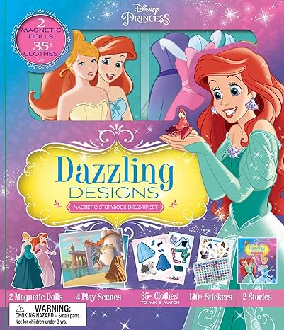 Disney Princess: Dazzling Designs Magnetic Storybook - MPHOnline.com