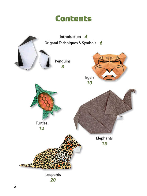 Origami Endangered Animals Kit: Paper Models of Threatened Wildlife [Includes Instruction Book with Conservation Notes, 48 Sheets of Origami Paper, FREE Online Video!] - MPHOnline.com