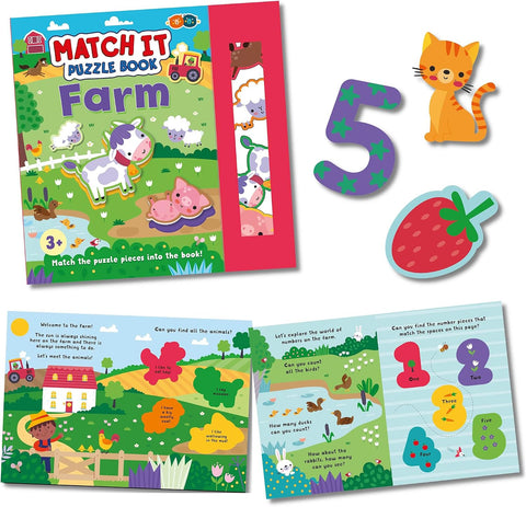 Match It Puzzle Book: Farm - MPHOnline.com