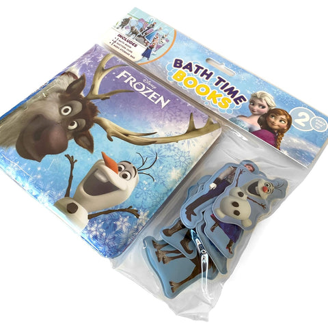Bath Time Books: Disney Frozen (Bath Book, 6 Padded Suction Cups, 1 Mesh Bag) - MPHOnline.com