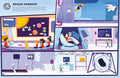 Deluxe Sticker Book: Space - MPHOnline.com