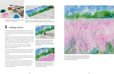 Painting Abstract Nature on Canvas: A guide to creating vibrant art with watercolour and mixed media - MPHOnline.com