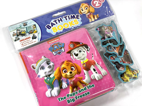 Bath Time Books: Nick Paw Patrol Girls (Bath Book, 6 Padded Suction Cups, 1 Mesh Bag) - MPHOnline.com