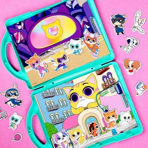 Book & Magnetic Playset: Disney SuperKitties - MPHOnline.com