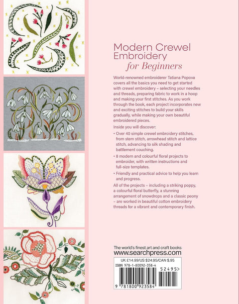 Modern Crewel Embroidery for Beginners