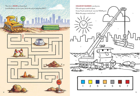 Goodnight, Goodnight, Construction Site Sticker & Activity Book - MPHOnline.com
