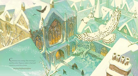 Harry Potter Christmas at Hogwarts A joyfully illustrated gift