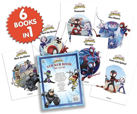 Sticker Book Treasury: Marvel Spidey & Friends - MPHOnline.com