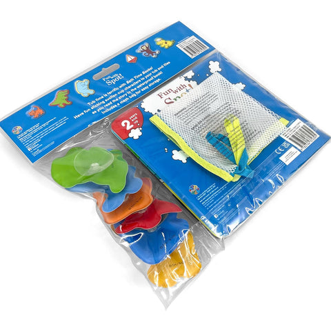 Bath Time Books: Fun With Spot (Bath Book, 6 Padded Suction Cups, 1 Mesh Bag) - MPHOnline.com