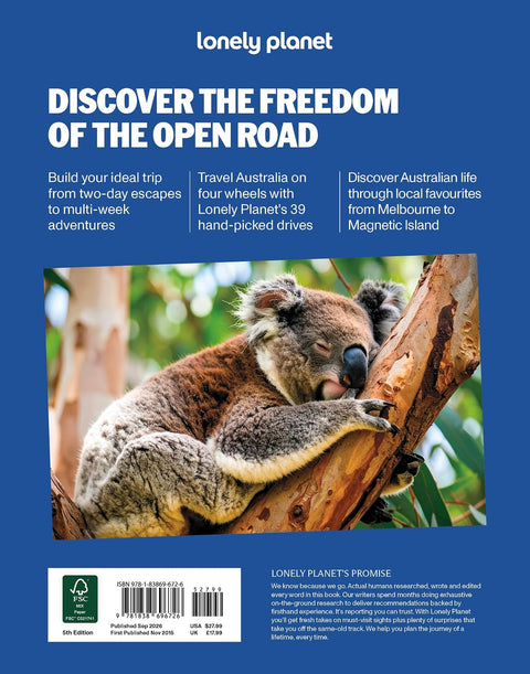 Lonely Planet Best Road Trips Australia (5th Edition)