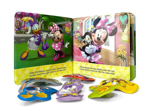 Bath Time Books: Disney Minnie & Mickey (Bath Book, 6 Padded Suction Cups, 1 Mesh Bag) - MPHOnline.com