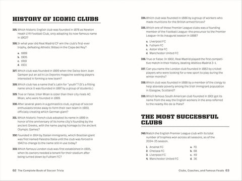 The Complete Book of Soccer Trivia - MPHOnline.com