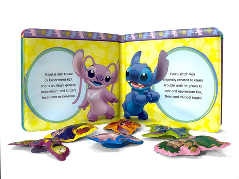 Bath Time Books: Disney Stitch (Bath Book, 6 Padded Suction Cups, 1 Mesh Bag) - MPHOnline.com