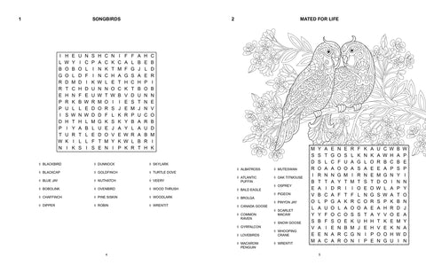 Birdsearch with Colouring: Colour in the Delightful Images while You Solve the Puzzles - MPHOnline.com