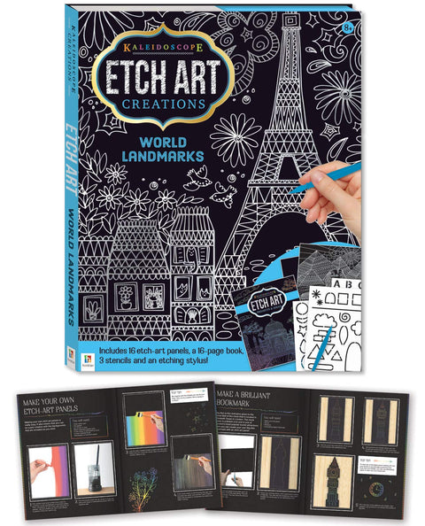 KALEIDOSCOPE ETCH ART CREATIONS: WORLD LANDMARK - MPHOnline.com