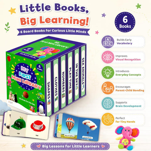 My First Library Board Books for Babies (6 Books) - MPHOnline.com