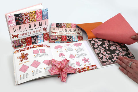 Cherry Blossoms Origami Paper and Book: 20 Easy Models with 96 High Quality Folding Sheets (Double-Sided) - MPHOnline.com