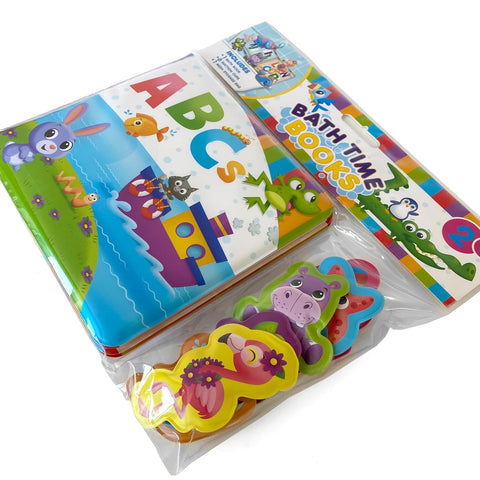 Bath Time Books: ABCs (Bath Book, 6 Padded Suction Cups, 1 Mesh Bag) - MPHOnline.com