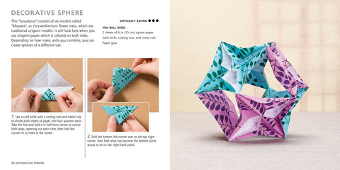 Essential Origami: Paper Block plus 64-page book - MPHOnline.com