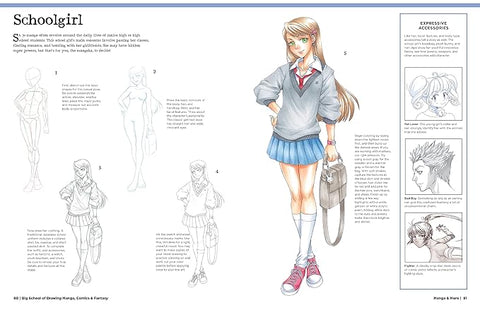 Big School of Drawing Manga, Comics and Fantasy Well-Explained - MPHOnline.com