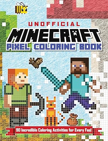 Unofficial Minecraft Pixel Coloring Book - MPHOnline.com