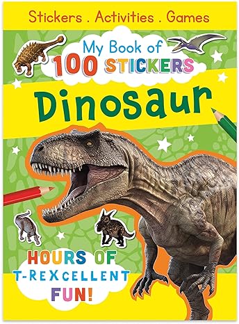 My Book of 100 Stickers - Dinosaurs - MPHOnline.com