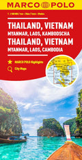 Thailand, Vietnam, Laos, Cambodia Marco Polo Map (Marco Polo Maps) - MPHOnline.com