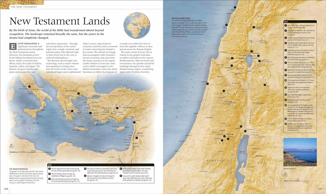 Bible Guide Map The Illustrated Bible Story by Story (DK Bibles and Bible Guides ...