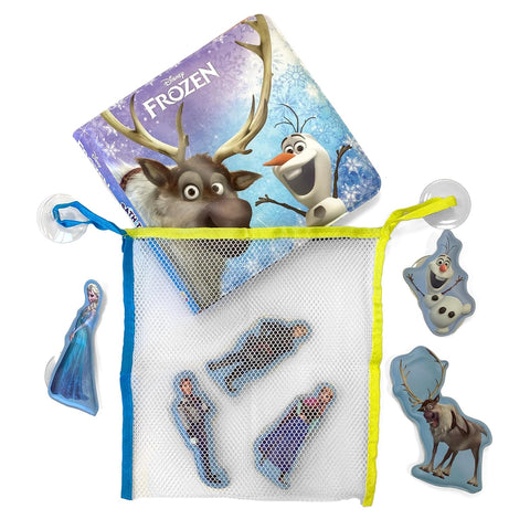 Bath Time Books: Disney Frozen (Bath Book, 6 Padded Suction Cups, 1 Mesh Bag) - MPHOnline.com