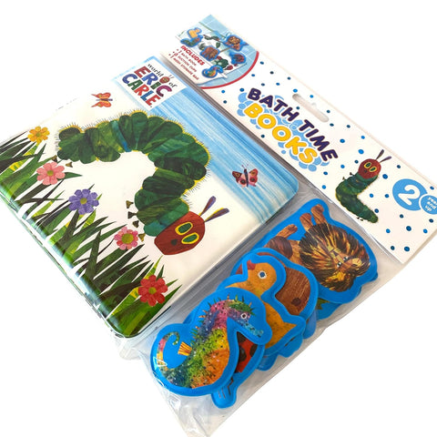 Bath Time Books: Eric Carle (Bath Book, 6 Padded Suction Cups, 1 Mesh Bag) - MPHOnline.com
