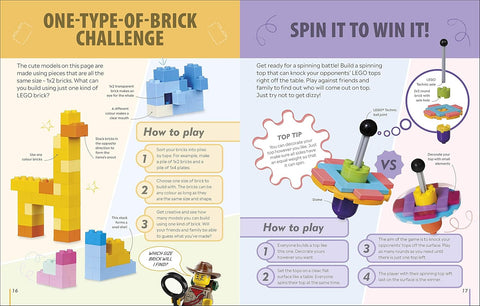 The LEGO Games Book: 50 fun brainteasers, games, challenges, and puzzles!  (incl bricks) - MPHOnline.com