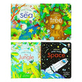 Usborne Peep Inside Gift Set 4 Books Collection Set (Peep Inside a Tree, Peep Inside The Sea, Peep Inside the Jungle & Peep Inside Space) - MPHOnline.com