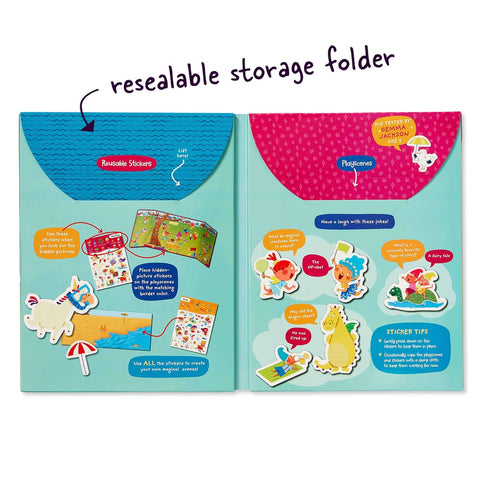 Stick with Magical Creatures Reusable Sticker Playscenes (Highlights Reusable Sticker Playscenes) - MPHOnline.com