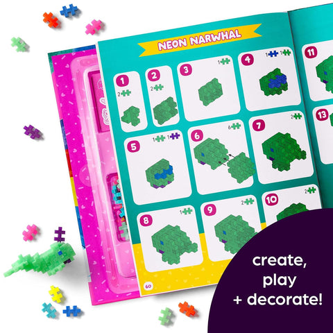 Neon Super Cute Puzzle and Play (with Plus-Plus) - MPHOnline.com