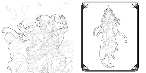 The Dungeons & Dragons Coloring Book: 80 Adventurous Line Drawings - MPHOnline.com