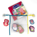 Bath Time Books: Peppa Pig (Bath Book, 6 Padded Suction Cups, 1 Mesh Bag) - MPHOnline.com