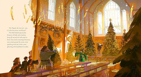 Harry Potter Christmas at Hogwarts ( A joyfully illustrated gift book featuring text from ‘Harry Potter and the Philosopher’s Stone’) - MPHOnline.com