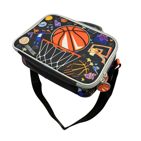 LOTTIE & BO Square Lunch Bag - Slam Dunk