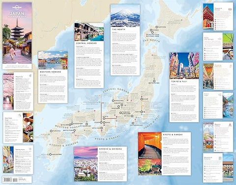 Lonely Planet Japan Planning Map (2nd Edition) - MPHOnline.com