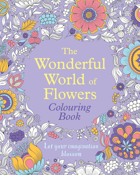 Wonderful World of Flowers Colouring Book - MPHOnline.com