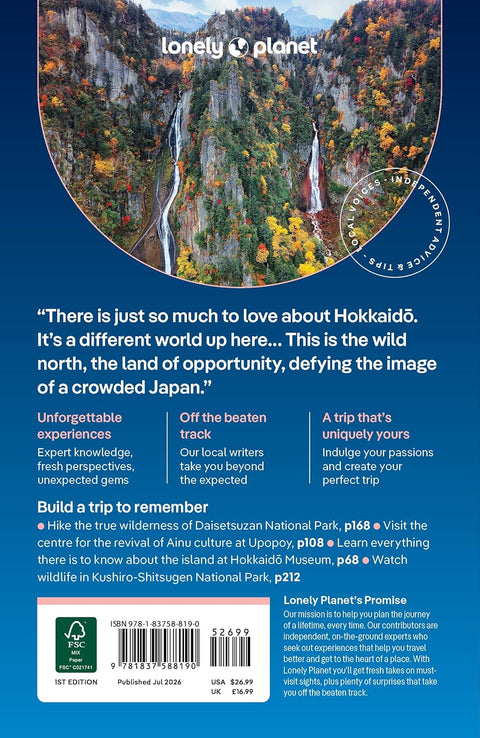 Lonely Planet Hokkaido (1st Edition) - MPHOnline.com