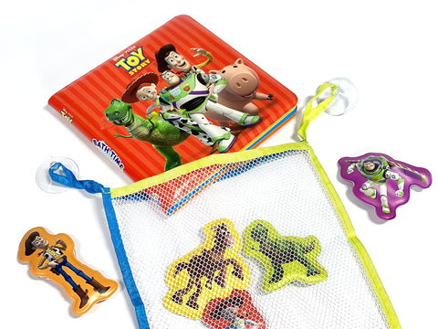Bath Time Books: Disney Toy Story (Bath Book, 6 Padded Suction Cups, 1 Mesh Bag) - MPHOnline.com