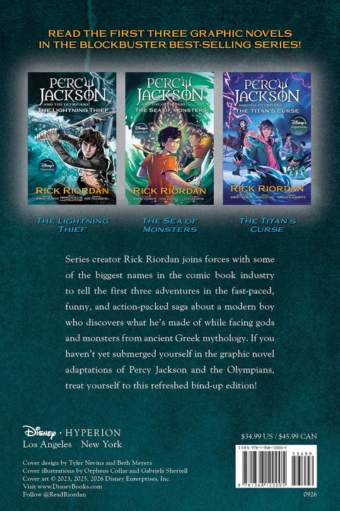 Percy Jackson and the Olympians Graphic Novel 3-Book Collection - MPHOnline.com