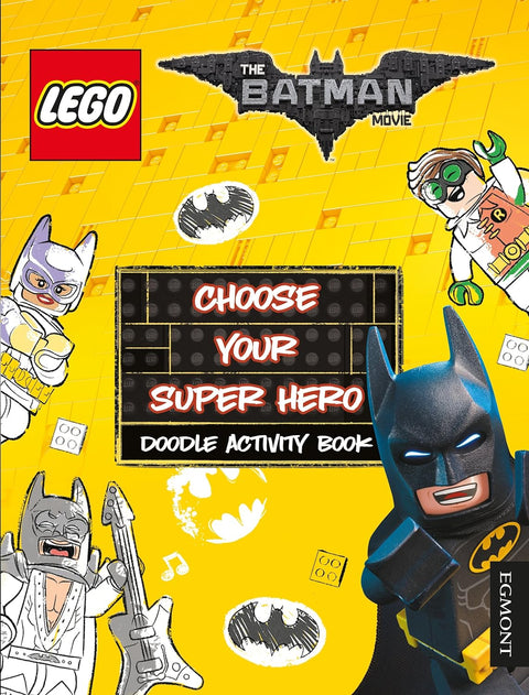 LEGO: THE BATMAN MOVIE: CHOOSE YOUR SUPERHERO DOODLE ACTIVIT - MPHOnline.com