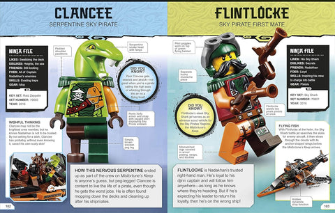 LEGO NINJAGO Character Encyclopedia (2021 New Edition)(with Mini Figure) - MPHOnline.com